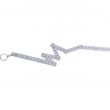 Keyring with folding ruler UMBERTO