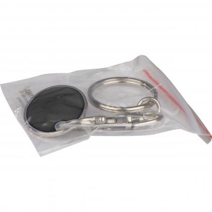 Keyring with shopping coin NELLIE
