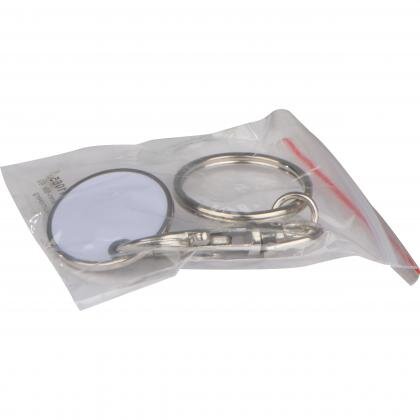 Keyring with shopping coin NELLIE