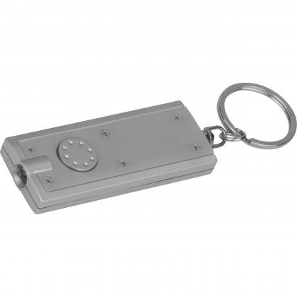 Keyring with white LED AGUSTIN