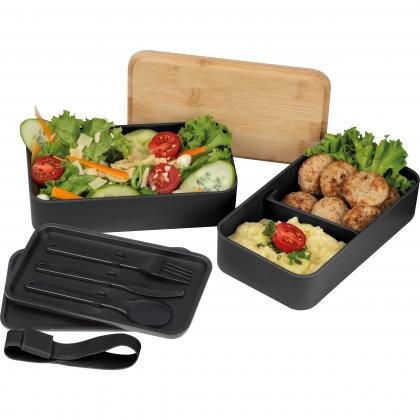 Lunchbox with two compartments SALVATORE