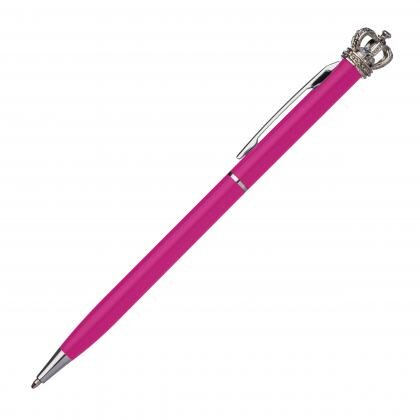 Metal ball pen with crown DYLAN