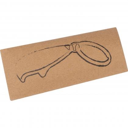 Metal keyring with bottle opener GINO