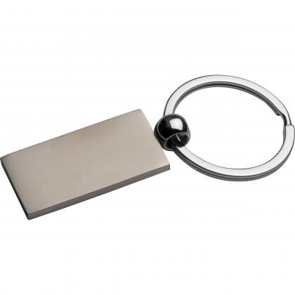Metal keyring, rectangular CECILIA