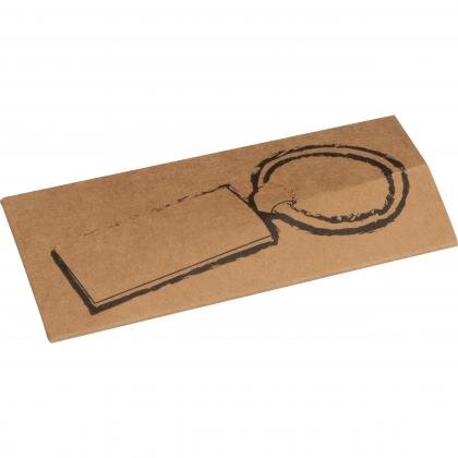 Metal keyring, rectangular CECILIA
