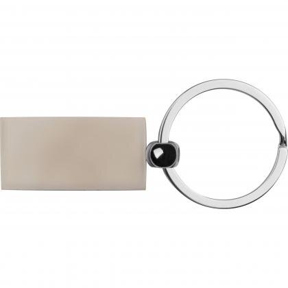 Metal keyring, rectangular CECILIA