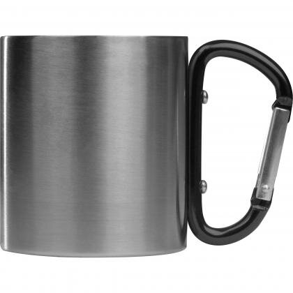 Metal mug with snap hook ANGELICA