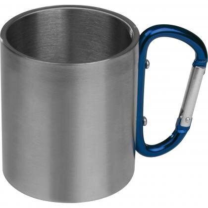 Metal mug with snap hook ANGELICA