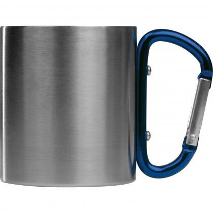 Metal mug with snap hook ANGELICA