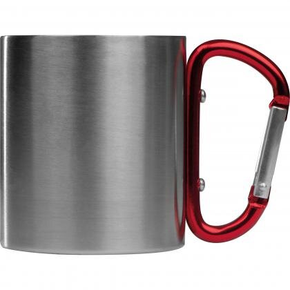 Metal mug with snap hook ANGELICA