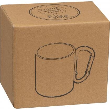 Metal mug with snap hook ANGELICA