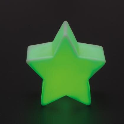 Night light in the shape of a star VIRGINIA