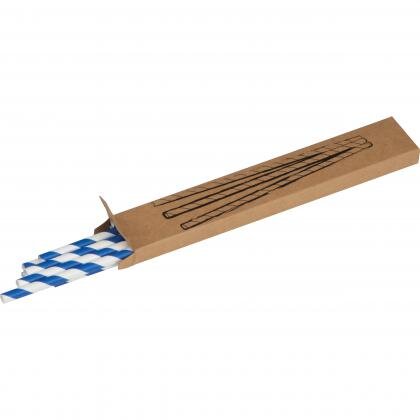 Paper straws 10 pieces LINA