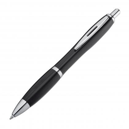 Plastic ball pen with metal clip ERIN