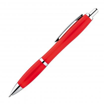 Plastic ball pen with metal clip ERIN