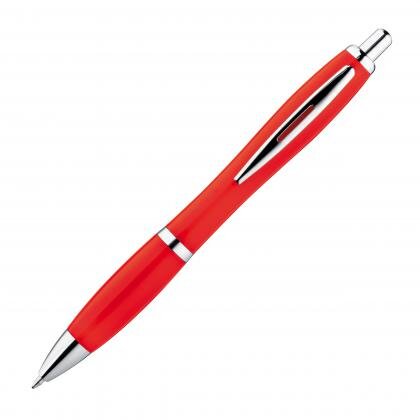 Plastic ball pen with metal clip ERIN