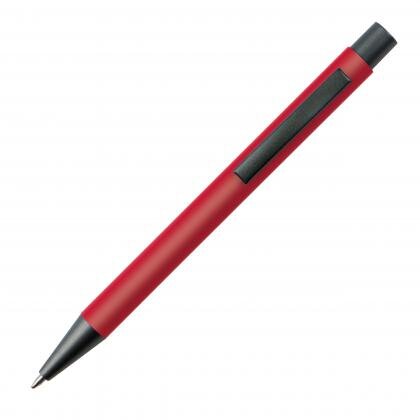 Plastic ballpoint pen with metal clip MIKOLAJ