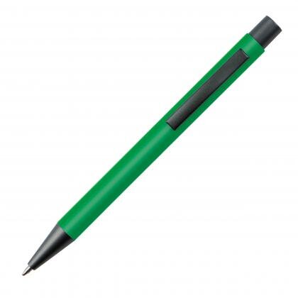 Plastic ballpoint pen with metal clip MIKOLAJ