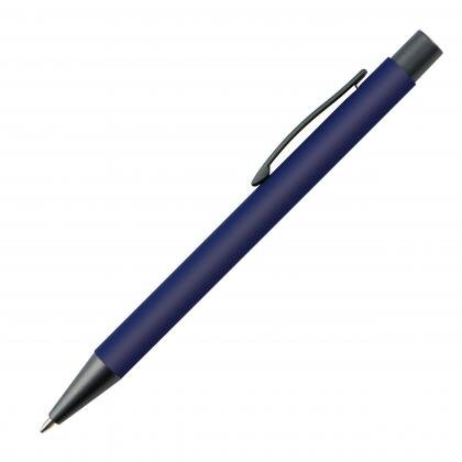 Plastic ballpoint pen with metal clip MIKOLAJ