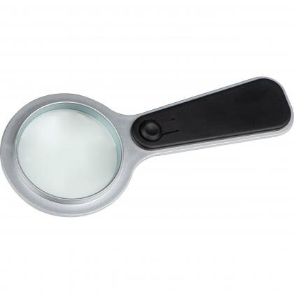 Plastic magnifier with white LED MONICA