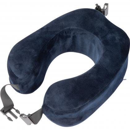 Plush neck pillow with closure band DAWN