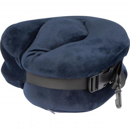 Plush neck pillow with closure band DAWN