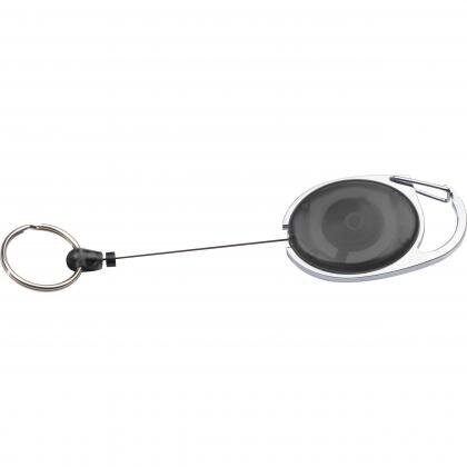 Retractable keyring with carabiner DIANA