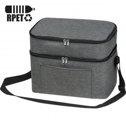 RPET Cooler bag with 2 compartments STELLA