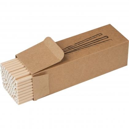 Set of 100 drink straws made of paper CARTER
