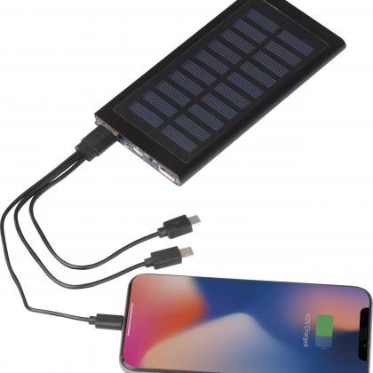 Solar powerbank - 8,000 mAh SAVERIO