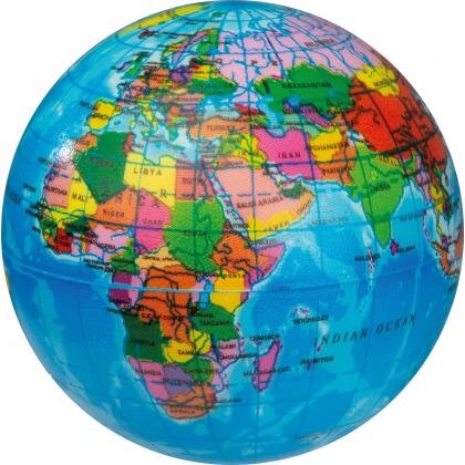 Squeeze ball in globe shape RAPHAEL