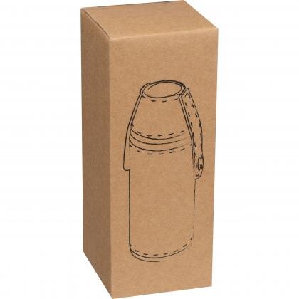 Stainless steel hip flask with 2 pins FILIPINA