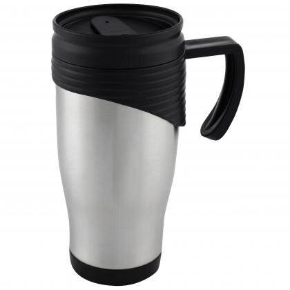 Stainless steel travel mug PIERO