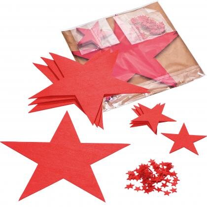 Star set made of felt CATERINA