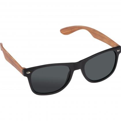 Sunglasses with wooden-look temples GISELA