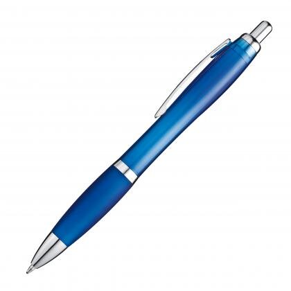 Ball pen with colored transparent shaft MELISSA
