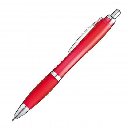Ball pen with colored transparent shaft MELISSA