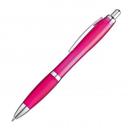 Ball pen with colored transparent shaft MELISSA