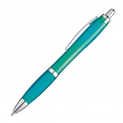 Ball pen with colored transparent shaft MELISSA