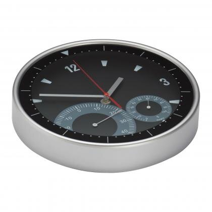 Wall clock with hygro and thermometer GEORGE