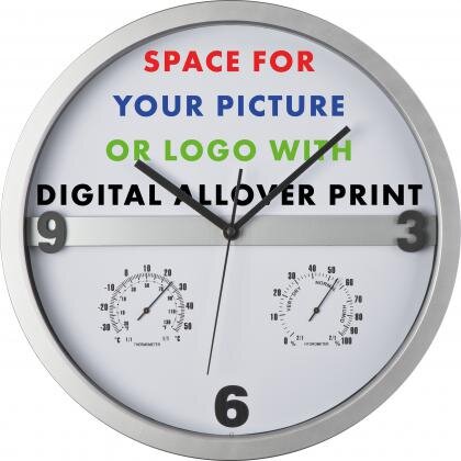 Wall clock, half display printable ERICH