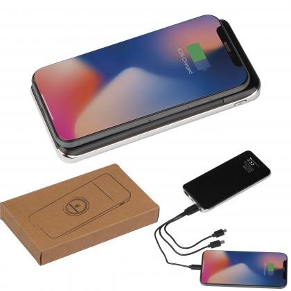 Wireless powerbank - 8000 mAh SEBASTIANO