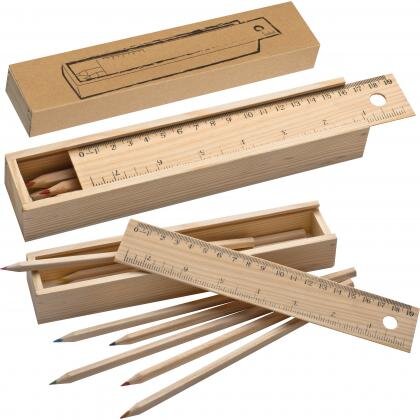 Wooden Pencil box ADELE