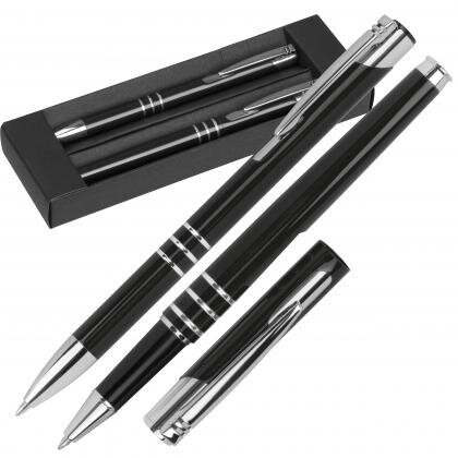 Writing set with ball pen and rollerball pen NORMA