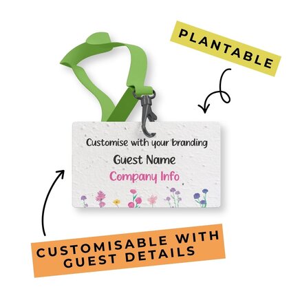 Plantable Seed Paper ID Name Tags