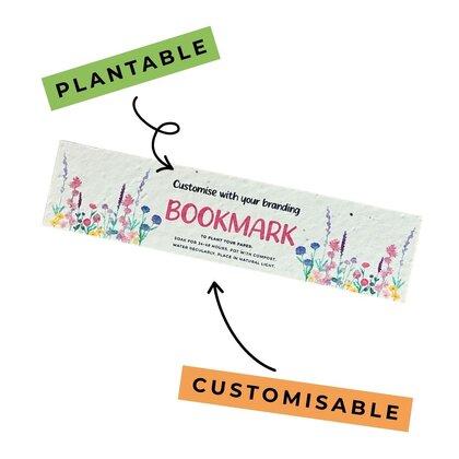 Seed Paper Bookmarks