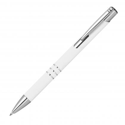 Pen with rubberised surface CONSTANZE