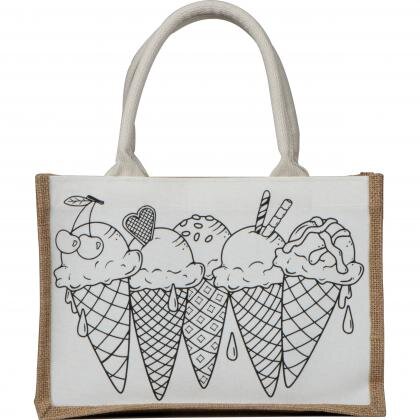 Jute cotton bag for colouring in ELISA