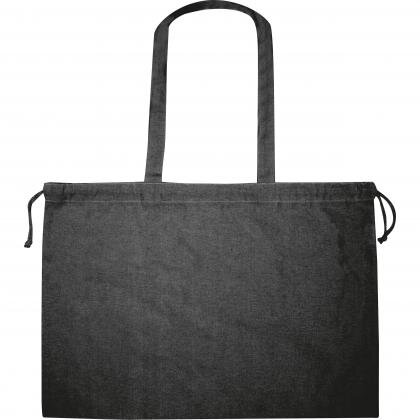 Organic cotton bag with fastener VIOLETA