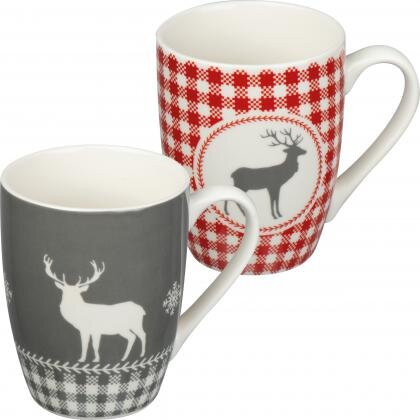 Set of 2 Christmas mugs ARMIN